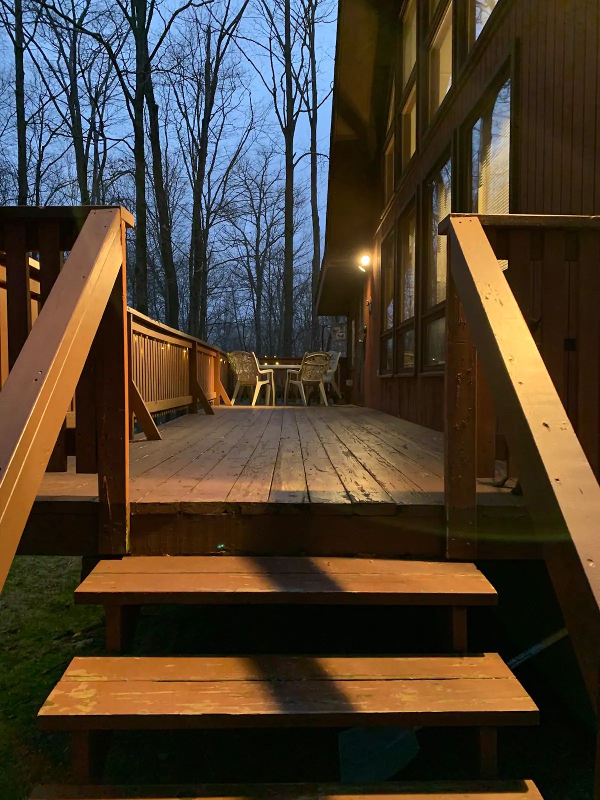 Mountain Lodge porch — Varma Properties vacation rental